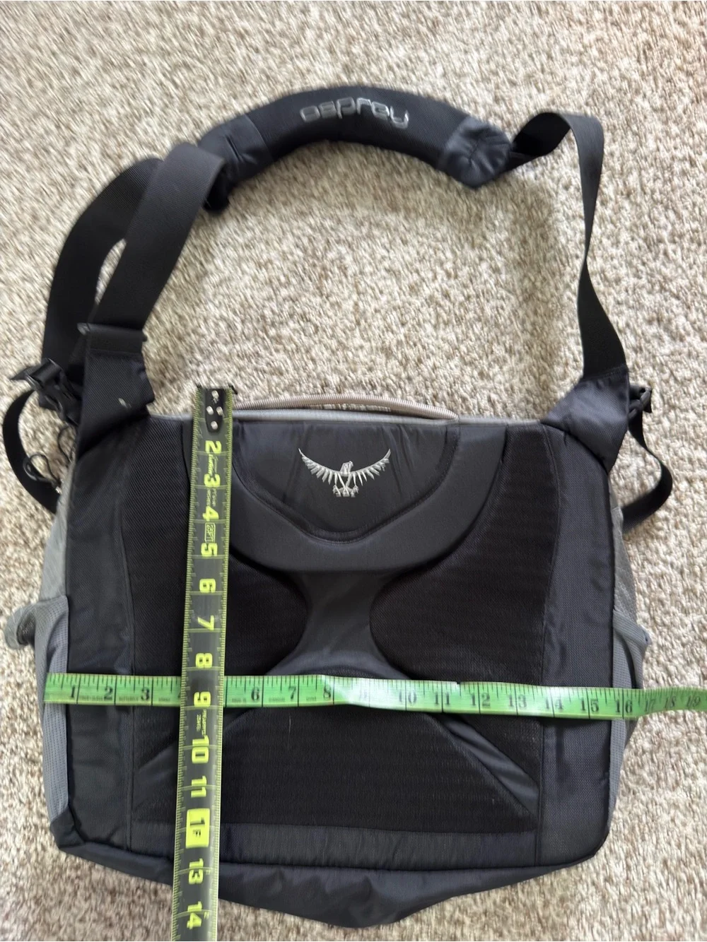 Osprey Ozone Courier Messenger Bag 20L - Gray/Black - Fits 15